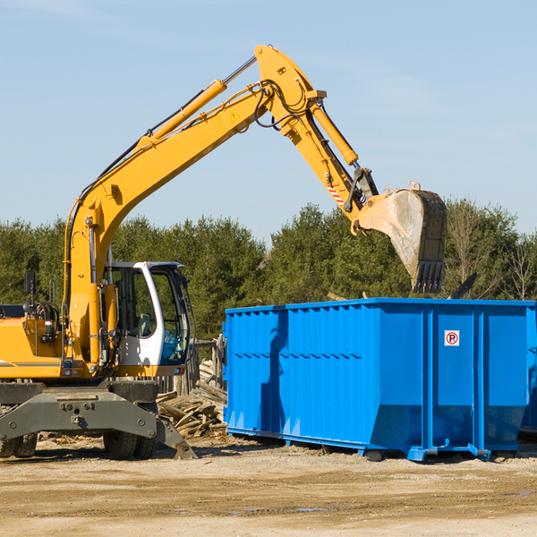 can i choose the location where the residential dumpster will be placed in New Hampshire NH